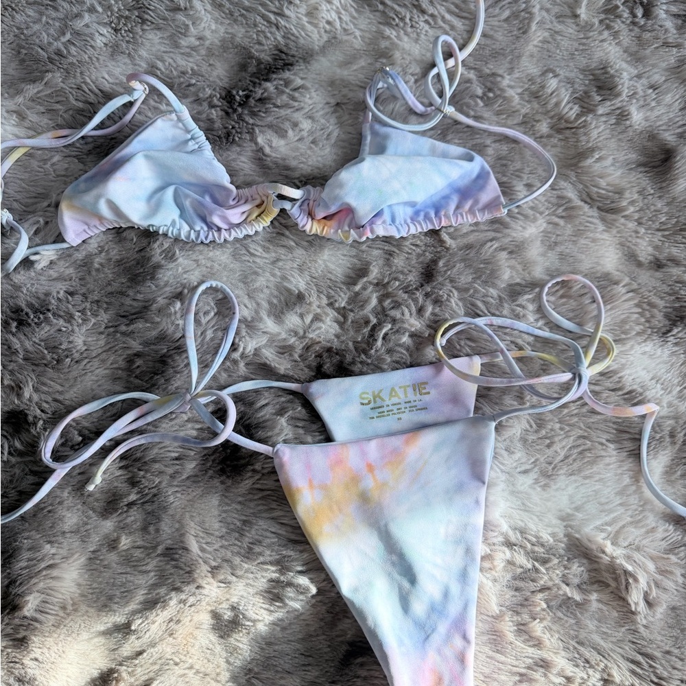Skatie Pastel Tie-Dye Bikini